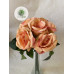 Rózsa kötegelt csokor x6  35cm (TÖBB SZÍNBEN!)