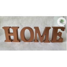 ,,HOME" betűk bronz