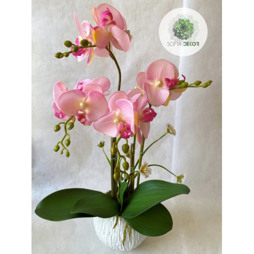 Cserepes orchidea rózsaszín 50cm