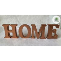 ,,HOME" betűk bronz
