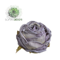 Rózsa fej 4,5cm S/12 (CSOMAG ÁR!) lila