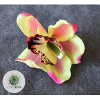 Gumi orchidea fej 10cm (db ár!) CSAK CSOMAGRA RENDELHETŐ!