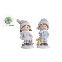 Téli ruhás gyerekek MIX-A 7cm