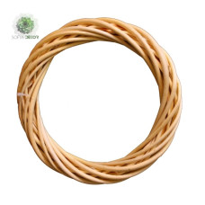 Rattan koszorú natúr D25cm