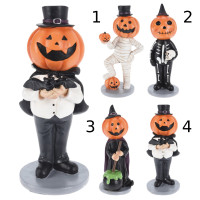 Halloween tök figura 6*7*17cm