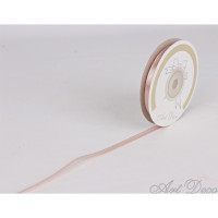 Szatén szalag 6mm*25m rosegold